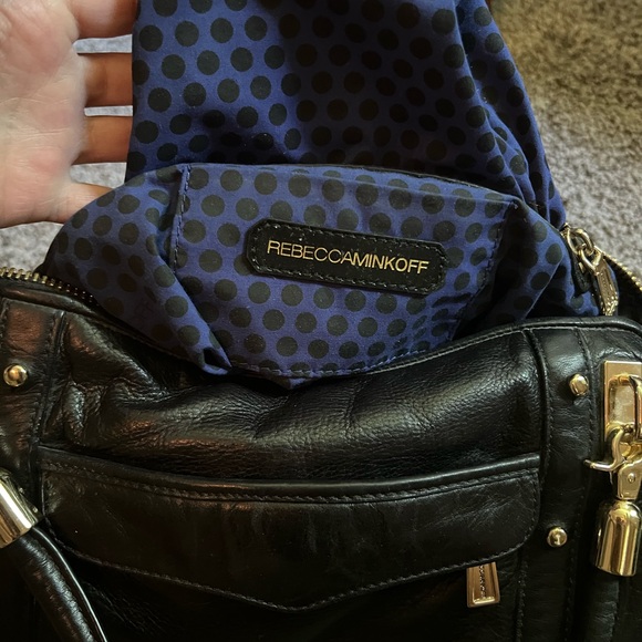 Rebecca Minkoff Black Satchel with Structured Design - Picture 7 of 9